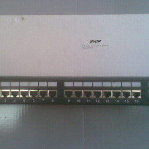 SHIP CAT 5E,  Патч-панель,  UTP,  RJ 45,  24 PORT