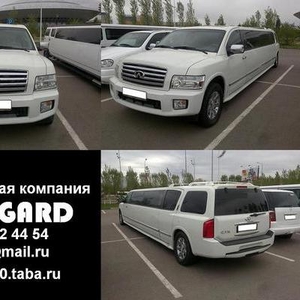 Аренда лимузина Infiniti QX56 белого цвета для свадьбы и других меропр