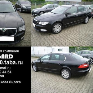 Аренда автомобиля Skoda Superb черного цвета для любых мероприятий.