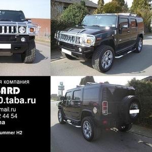 Аренда Hummer H2 черного цвета для любых мероприятий.