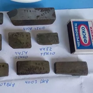 ножи к  фрезам. Т5К10,  вк8