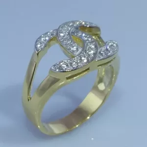 Кольцо с бриллиантами 0, 4ct  ШАНЕЛЬ арт: 26