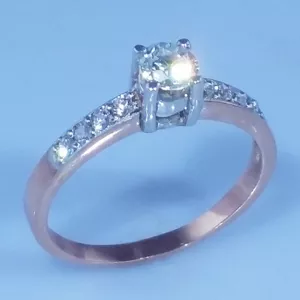 Кольцо с бриллиантами 0, 45ct  арт: 30