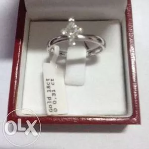 Кольцо с бриллиантами 0, 31ct,  золото 18ct. 