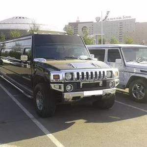 Лимузин Hummer H2 для любых мероприятий в городе Астана.