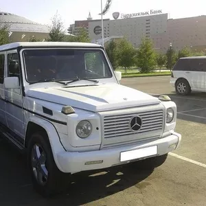 Аренда лимузина MB G-class G63 AMG и MB S-class W221 в городе Астана.