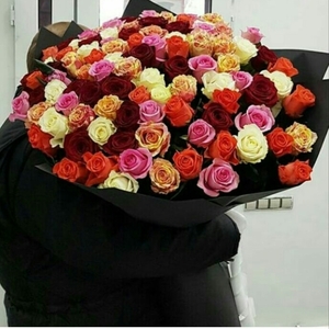 Акция на шикарные розы в Алматы