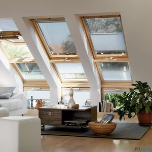 Velux,  панорамное мансардное окно