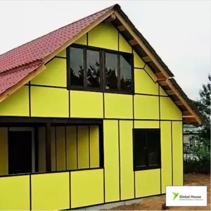 Облицовка фасада сэндвич панелями