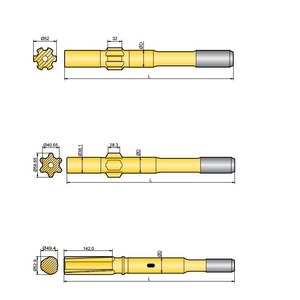 Хвостовик аналог Atlas Copco COP 131E,  COP 131EB,  COP 738,  COP A15