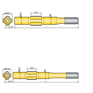 Хвостовик аналог Ingersoll Rand VL 120,  VL 140