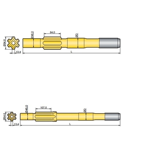 Хвостовик аналог Ingersoll Rand YH 80A,  YH 80A RP