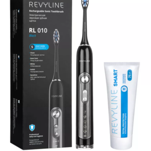 Звуковая щетка Revyline RL010 Black и зубная паста