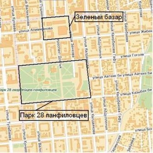 2-х комн. кв. в центре города,  Алмалинский р-н