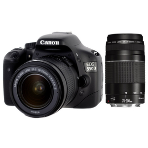 Canon 550D 18-55mm + 75-300mm новый!