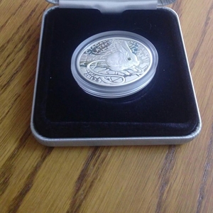 Продам памятную серебряную монету Казахстана